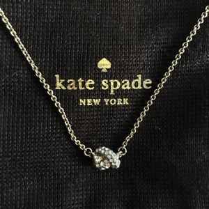 Kate Spade gold knot necklace